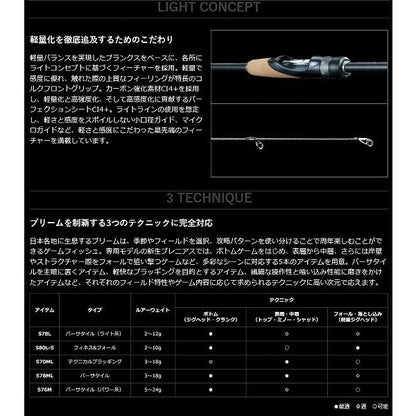 19BRENIOUS S76M シマノ
