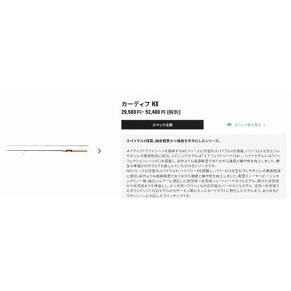 21 カーディフ NX S64UL+ シマノ