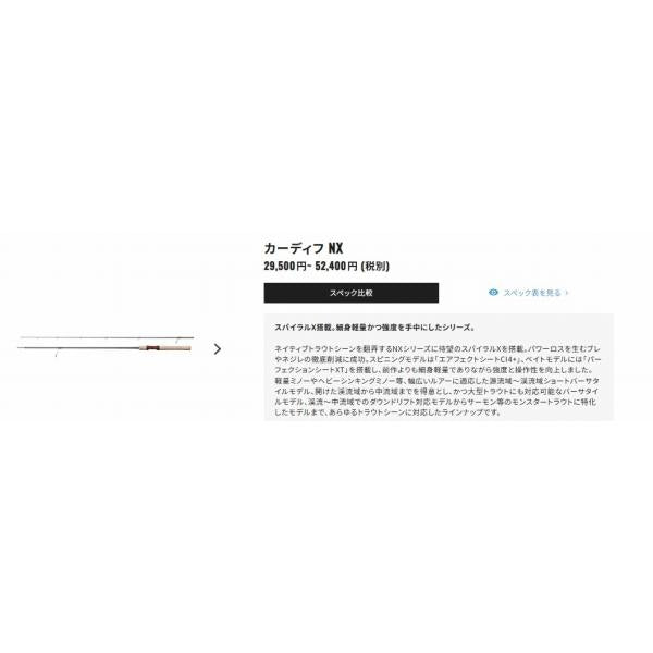 21 カーディフ NX S120H-3 シマノ 秋の大感謝祭