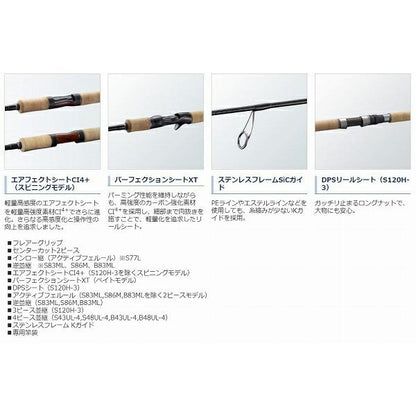 21 カーディフ NX S120H-3 シマノ 秋の大感謝祭