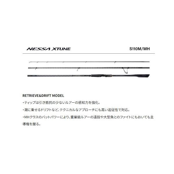 25 ネッサエクスチューン S110M/MH シマノ