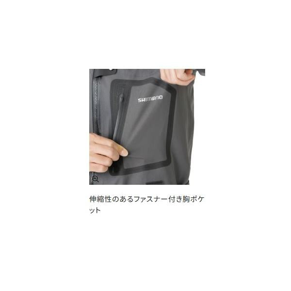 DS+4ストレッチウェダー FF-000V チャコールグレー L(XL) シマノ