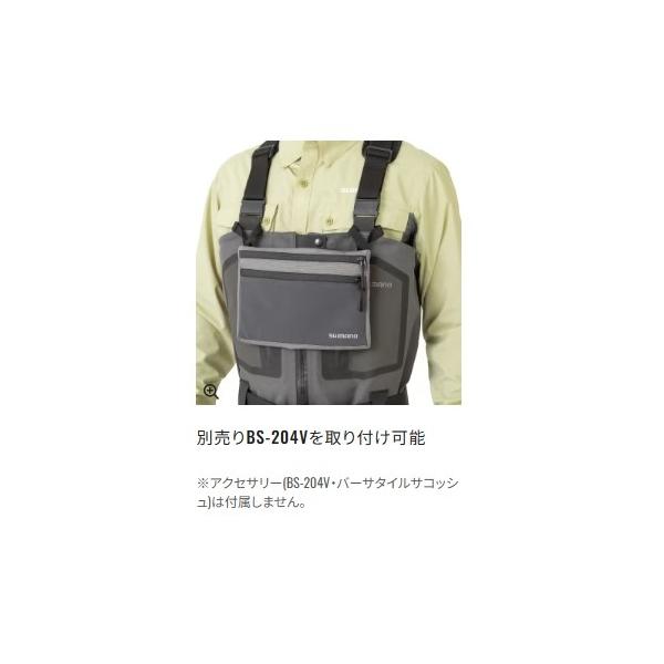 DS+4ストレッチウェダー FF-000V チャコールグレー L(XL) シマノ