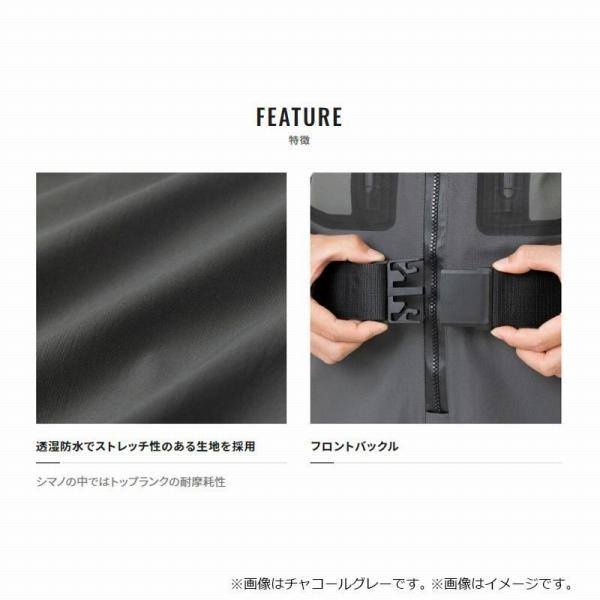 DS+4ストレッチウェダーRFF-000V 茶 XL シマノ