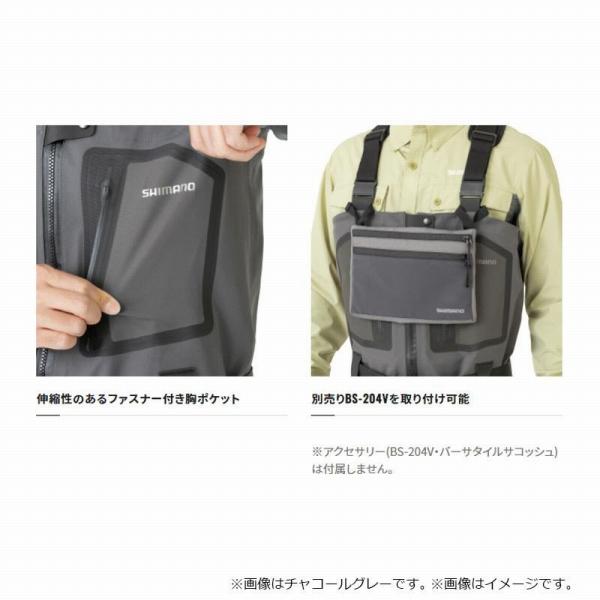 DS+4ストレッチウェダーRFF-000V 茶 XL シマノ