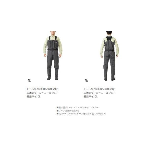 ドライシールド+4 ストレッチウェーダー カットピンフェルトFF-001V グレベジュ S シマノ 秋の大感謝祭
