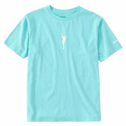 コットン グラフィック Tシャツ SH-003V 青緑 M シマノ