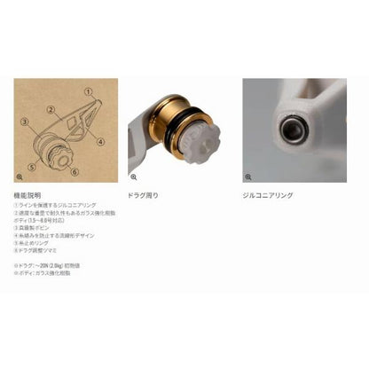 ボビンワインダー ヘビータイプ TH-202N ライトグレー シマノ