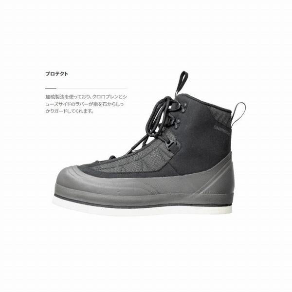 ウェーディングシューズ羊毛フェルト FS-024W チャコール 280 シマノ限定セール 秋の大感謝祭