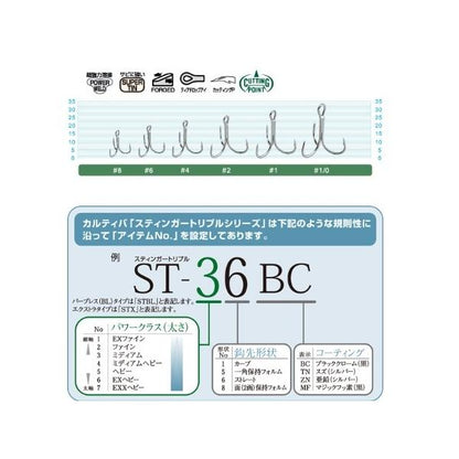 ST－31 スティンガートリプルフック カルティバ 秋の大感謝祭