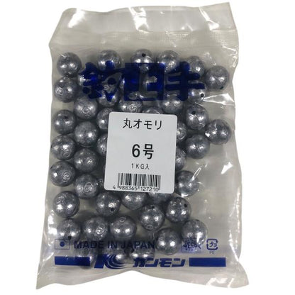 丸オモリ6号1kg入 関門