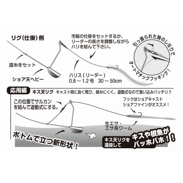 SG-25 ショア天ヘビー 10gレッド デコイ