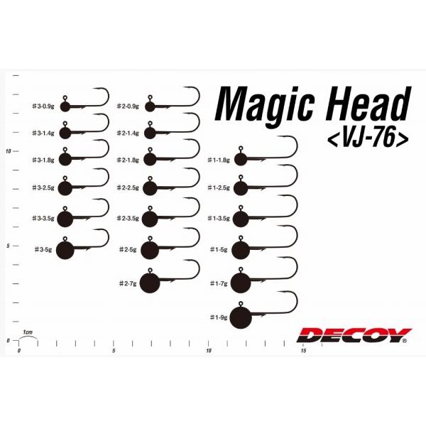 デコイ VJ-76 Mａgiｃ Hｅａｄ No2-1.8g デコイ 秋の大感謝祭