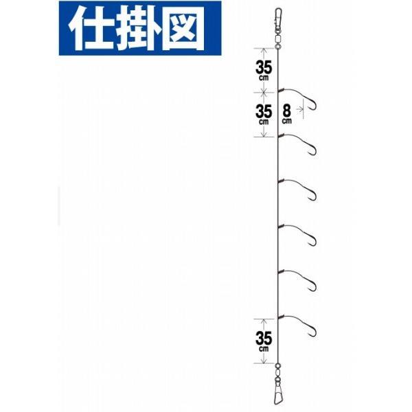 タテ釣りSPキツネ太地胴打ホロフラッシュク゛リーン10-10号 ハヤブサ