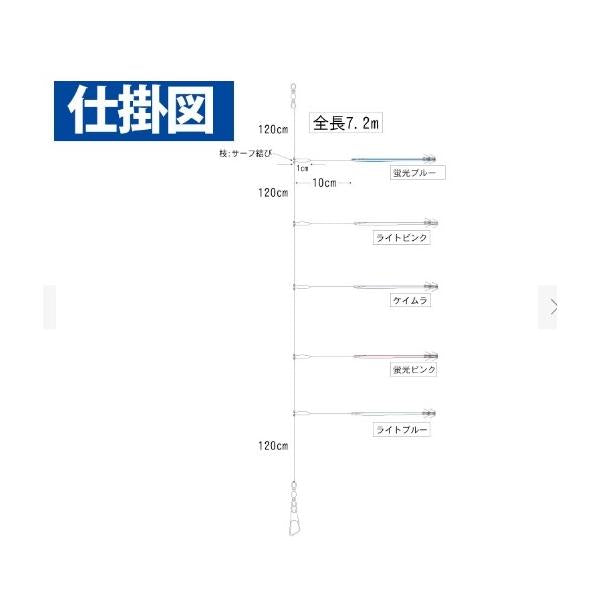SR141-14-5 ピカイチス ティック14cmダブル5本 ハヤブサ
