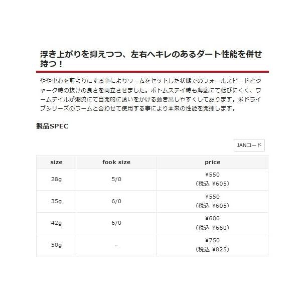 ベイドライブ スワープヘッド 28g 邪道
