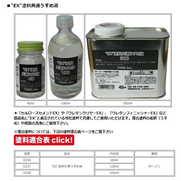 EX塗料共通うすめ液100 TOHO