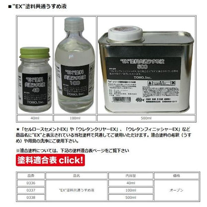 EX塗料共通うすめ液100 TOHO