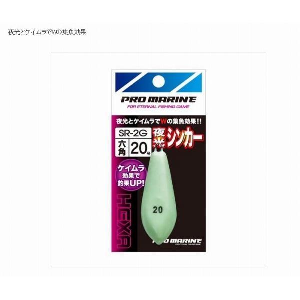 SR2G-20 夜光シンカー六角 20 浜田商会限定セール 秋の大感謝祭