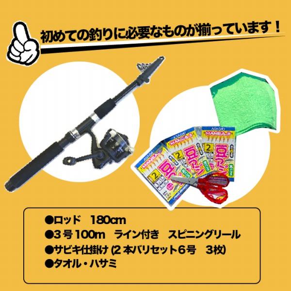 PG入門ミニサビキ釣りセット180 東海オリジナル 秋の大感謝祭