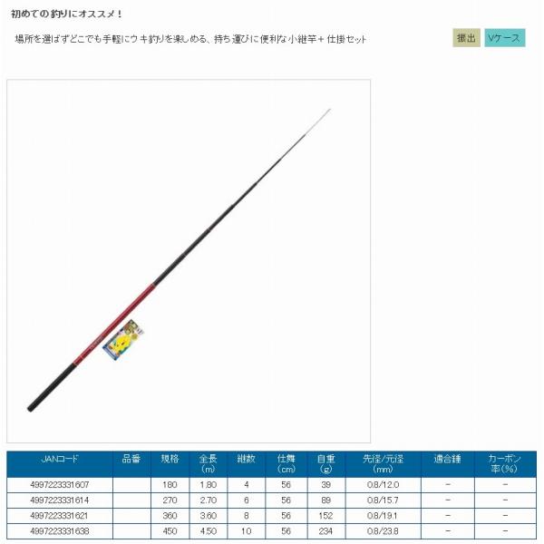 PG 極光小継万能DX セット 270 浜田商会