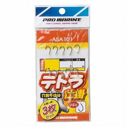 ASA101-9 テトラ仕掛秋田狐 9号 （3P） 浜田商会 釣り人応援セール