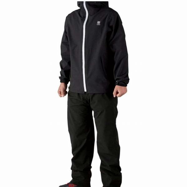 ルキアストレッチレインスーツ ブラック M 浜田商会限定セール