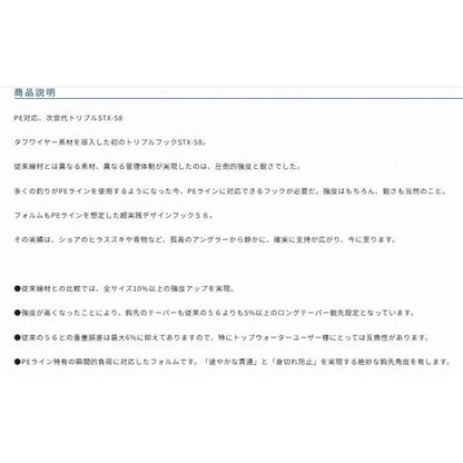 STX－58 スティンガートリプルエクストラ カルティバ 継続SALE