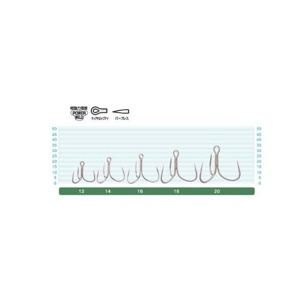 太刀フックバーブレス 3本 カルティバ