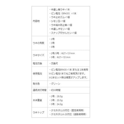 堤防五目ウキ釣りセット グリーン ルミカ 秋の大感謝祭