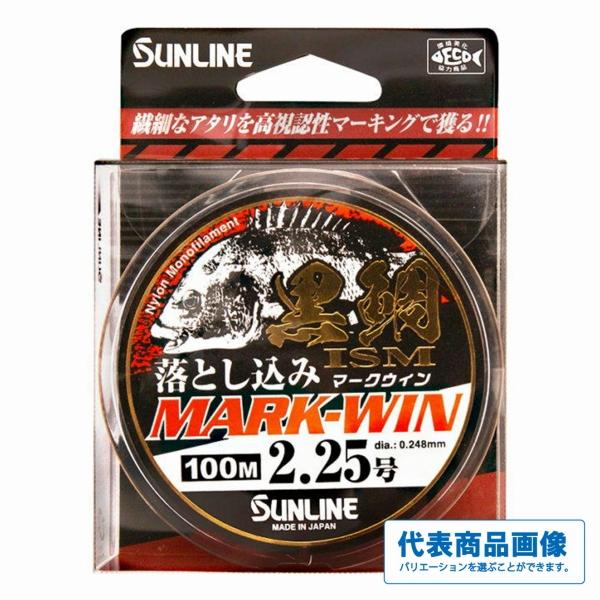黒鯛ISM落とし込み黒鯛 MARK-WIN 100m サンライン