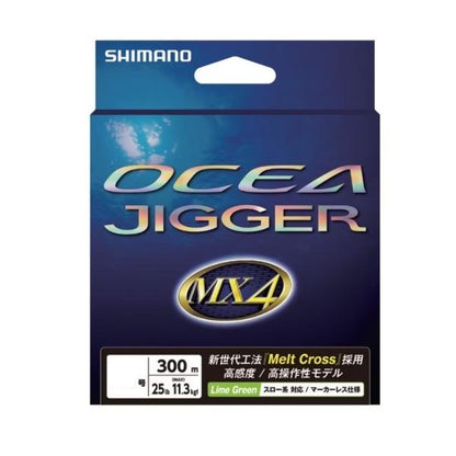 JIGGER ＭX4 PE300PL－O74P 黄緑 シマノ 春の大感謝祭