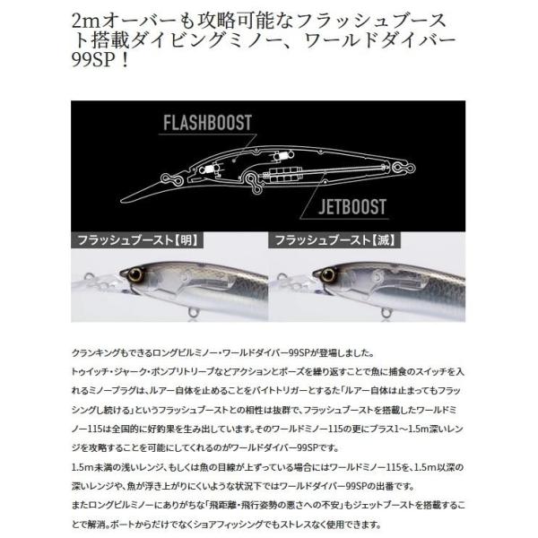 ワールドダイバー99SPフラッシュブーストZQ－B99U シマノ限定セール 秋の大感謝祭