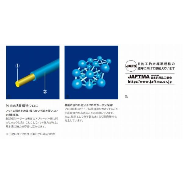 エクスセンスリーダー EX フロロ 30m CL-S23L クリア シマノ