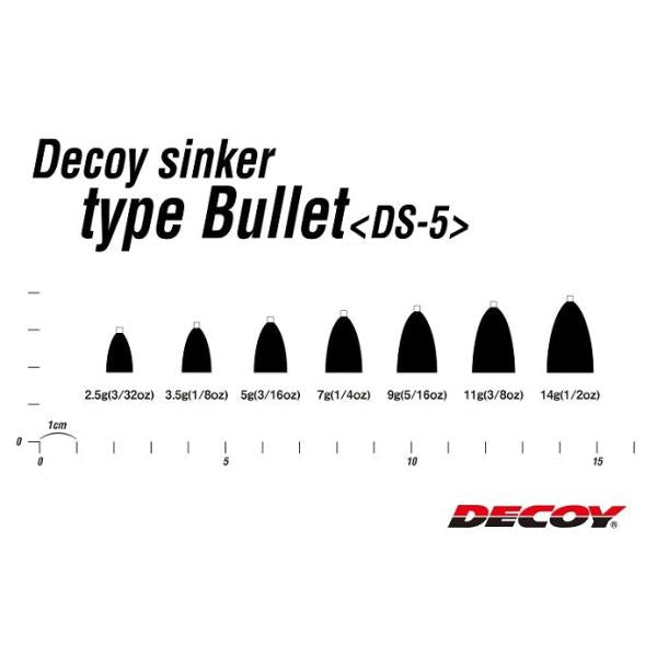 DECOＹ DS－5 シンカーTバレット デコイ 釣り人応援セール