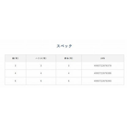 SN131海戦吹き流しカラ鈎6ｍ3本 ハヤブサ 秋の大感謝祭