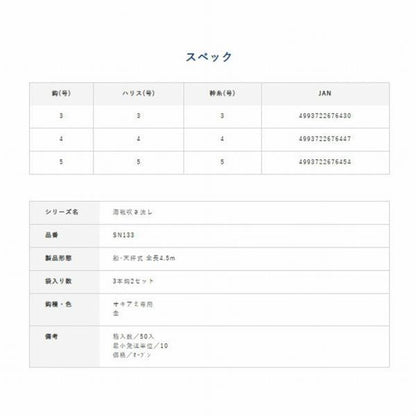 SN133吹き流しMIXスキン＆から鈎 ハヤブサ 釣り人応援セール