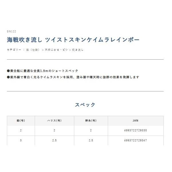 SN122ツイストスキンケイムラ ハヤブサ 釣り人応援セール