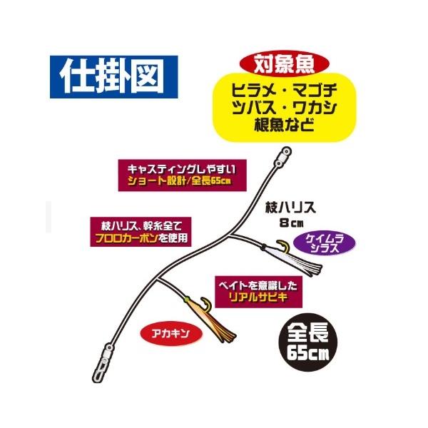 HS362キャスティングジグサビキ ヒラメマゴチ ハヤブサ