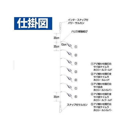 SS424喰わせサビキタテ釣りSP ハヤブサ 釣り人応援セール