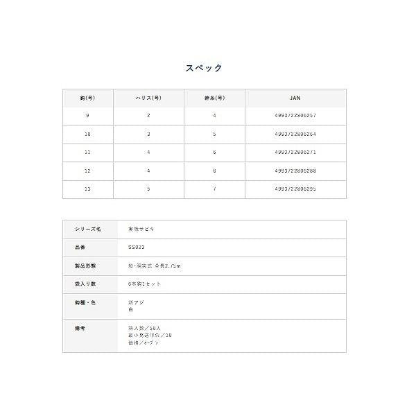 SS023実戦サビキリアルシラス ハヤブサ 釣り人応援セール