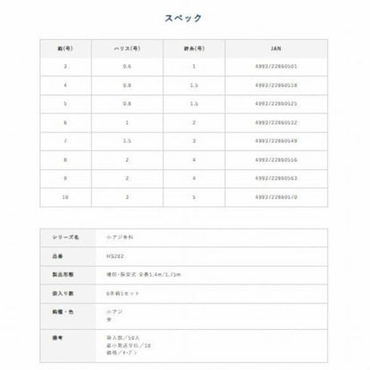 小アジ専科 ケイムラ白エビHS202 ハヤブサ 継続SALE