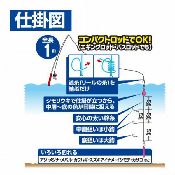 かんたんぶっこみ釣りセットHA179 ハヤブサ 釣り人応援セール