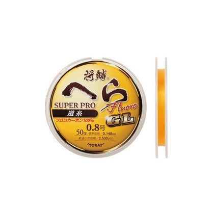 将鱗 へら スーパープロフロロ 道糸GL 東レ