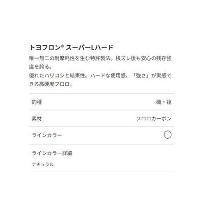 トヨフロンスーパーLハード 東レ限定セール 秋の大感謝祭