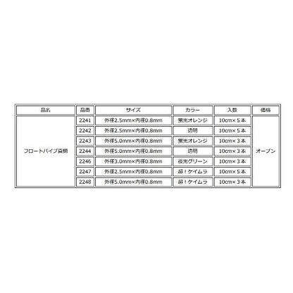 東邦 真鯛 フロートパイプ TOHO 秋の大感謝祭
