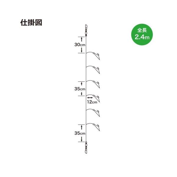 胴突サバ皮サビキ レインボー 浜田商会 釣り人応援セール