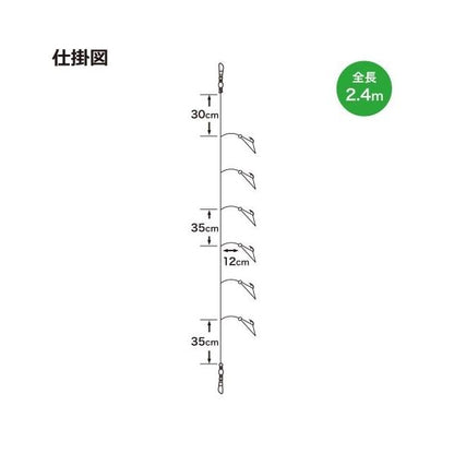 胴突サバ皮サビキ レインボー 浜田商会 釣り人応援セール