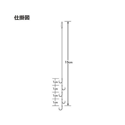 ASA102際攻めテトラ仕掛(3P） 浜田商会 釣り人応援セール