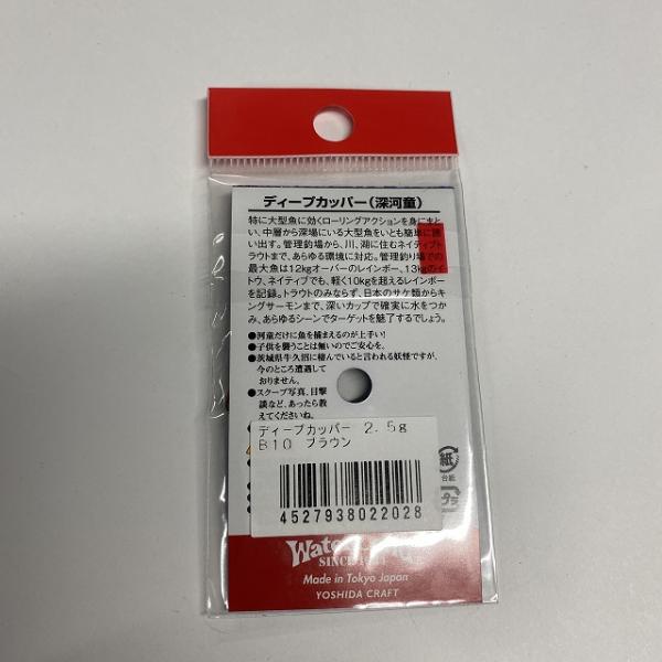 ディープカッパー 2.5GB10 ブラウン ウォーターランド【【SS】新古】 釣り人応援セール